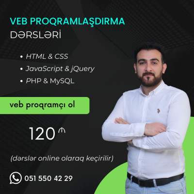 Web Proqramlaşdırma dərsləri